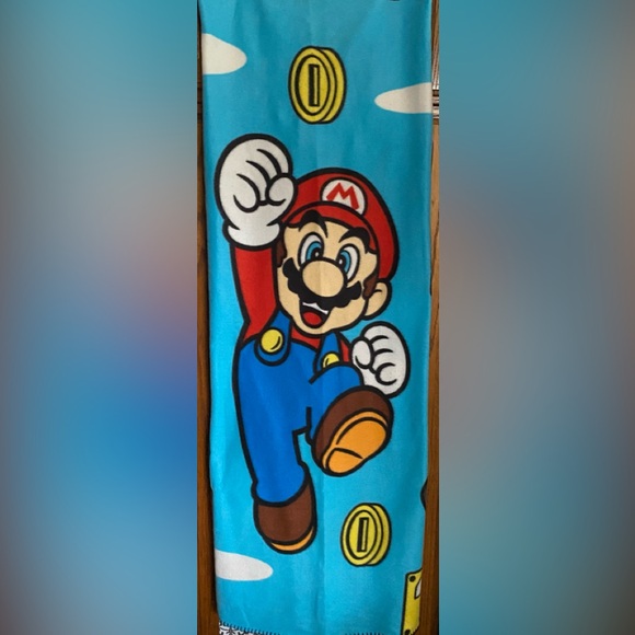 Super Mario Fleece Blanket - Picture 1 of 7